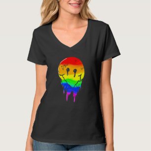 Camiseta Orgulho Lésbico Gay Gelo Lgbt Arco-íris
