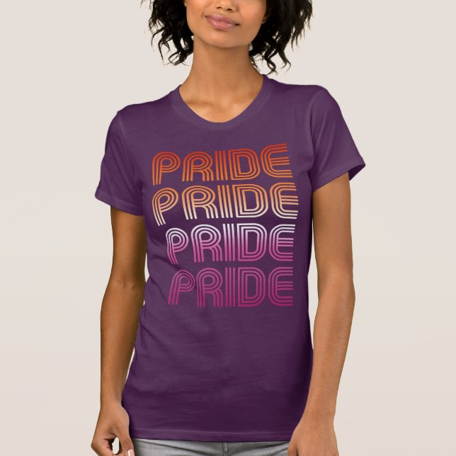 CAMISETA ORGULHO LÉSBICO RETRÔ (Frente)