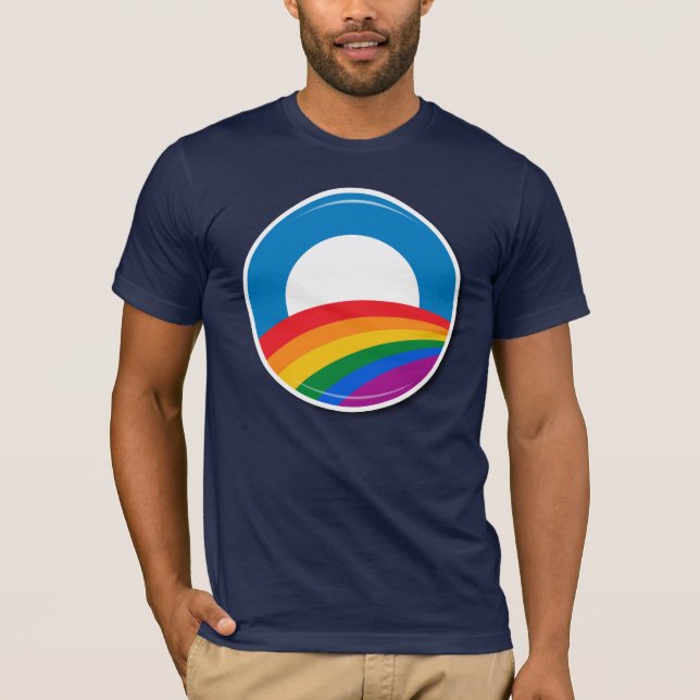 Camiseta Orgulho LGBT Barack Obama (Frente)