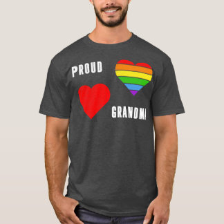Camiseta Orgulho LGBT da vovó orgulhosa Mês do Tee LGBTQ