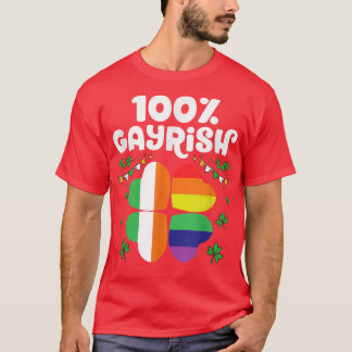 Camiseta Orgulho LGBT de 100 Dias de São Patrícios Felizes 