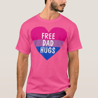 Camiseta Orgulho LGBT de Hugs de Pai Gratuito Mês 2022 LGBT