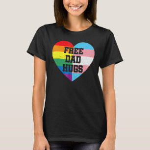 Camiseta Orgulho Lgbt De Hugs De Pai Gratuito Mês 2022 Lgbt