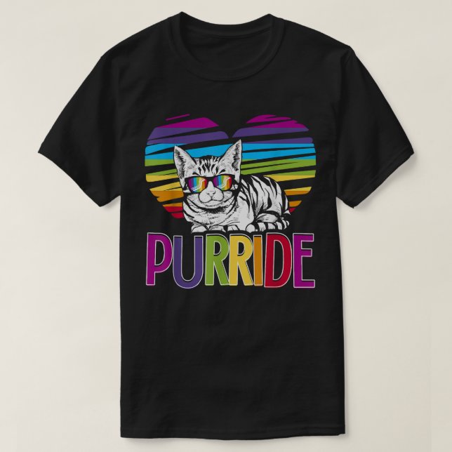 Camiseta Orgulho LGBT de Orgulho gay de Purride LGBT Mês 20 (Frente do Design)