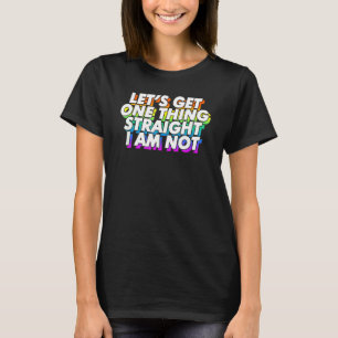 Camiseta Orgulho Lgbt Deixa-Me Ter Uma Hetero Que Não Sou