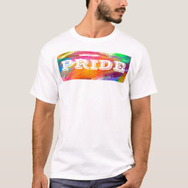 Camiseta Orgulho LGBT do Arco-Íris PixDezines