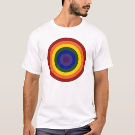 Camiseta Orgulho LGBT do Rainbow Bullseye