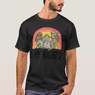 Camiseta Orgulho LGBT dos Direitos Gays do sapo