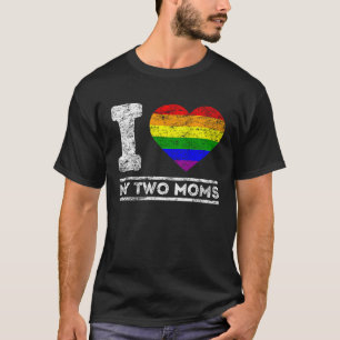 Camiseta Orgulho LGBT Eu Amo Minha Família de Suporte ao Ar