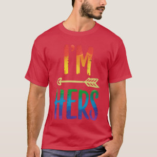 Camiseta Orgulho LGBT Eu Sou Dela Ela É Minha Casal Lésbico
