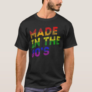 Camiseta Orgulho Lgbt Feito No Aniversário Do Arco-Íris D