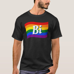 Camiseta Orgulho LGBT LGBT do Orgulho Bissexual do Arco-Íri