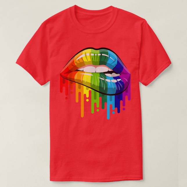 Camiseta Orgulho LGBT Mês Gay Bi Trans T-S (Frente do Design)
