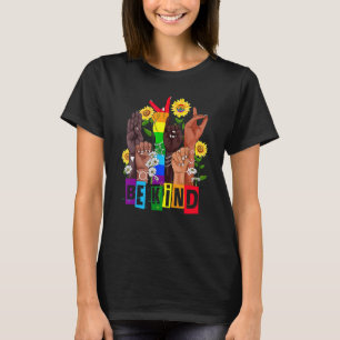 Camiseta Orgulho Lgbt Mês Mão Girassol Sinal Lang