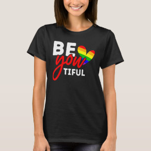 Camiseta Orgulho LGBT Ser VOCÊ Lindo Gay do Arco-Íris