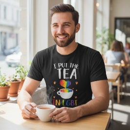 Camiseta Orgulho LGBT Transgênero Arco-íris Moderno