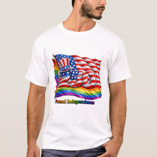Camiseta Orgulho LGBTQ América 250