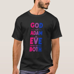 Camiseta Orgulho Lgbtq Mês Adam & Eva Bisexual