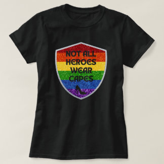 Camiseta Orgulho LGBTQ+ Nem Todos os Heróis brilham