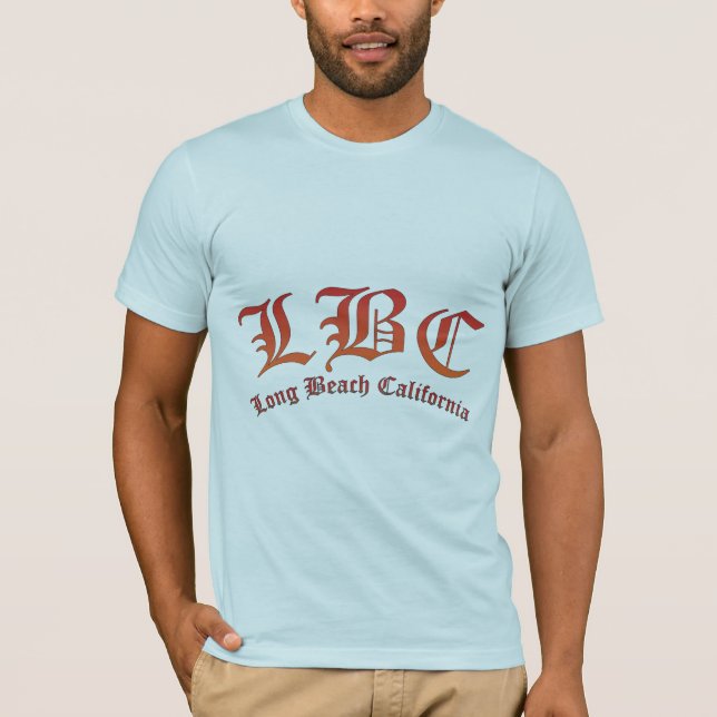 Camiseta Orgulho Local LBC Long Beach Califórnia (Frente)