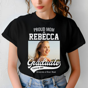 Camiseta Orgulho Mãe Classe de Formando 2025 Personalizada