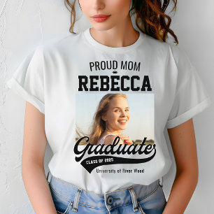 Camiseta Orgulho Mãe Classe de Formando 2025 Personalizada