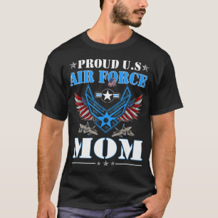 Camiseta Orgulho Mãe da Força Aérea Americana Família Milit