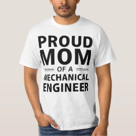 Camiseta Orgulho Mãe de um Engenheiro Mecânico