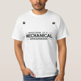 Camiseta Orgulho Mãe de um Engenheiro Mecânico