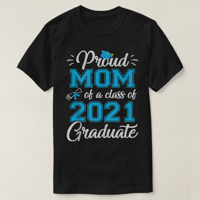 Camiseta Orgulho Mãe de uma Classe de Mais velho Engraçado  (Frente do Design)