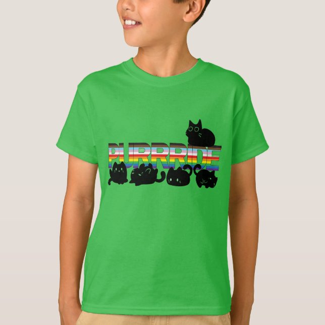 Camiseta orgulho mas com gatos (Frente)