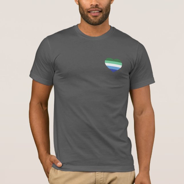 Camiseta Orgulho masculino (Frente)