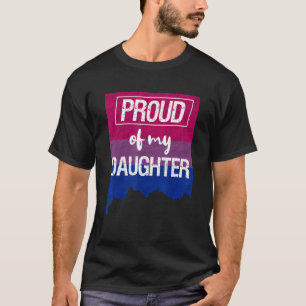Camiseta Orgulho-Me Da Minha Filha Bissexual Mãe Pai Lgbt G
