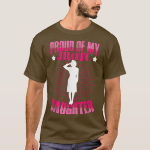 Camiseta Orgulho-Me Da Minha Filha JROTC, Júnior, Do Cadete