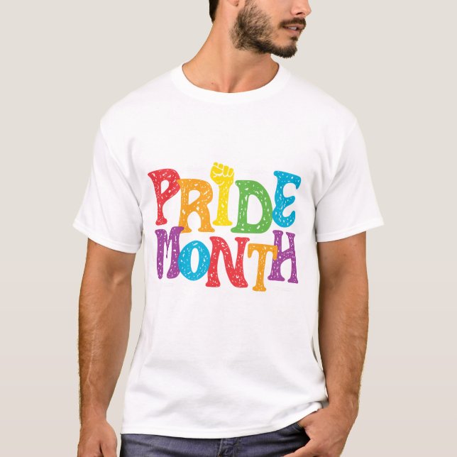 Camiseta Orgulho Mês Branco (Frente)