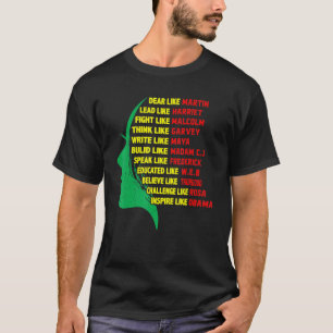 Camiseta Orgulho Mês da História Negra Para Mulheres