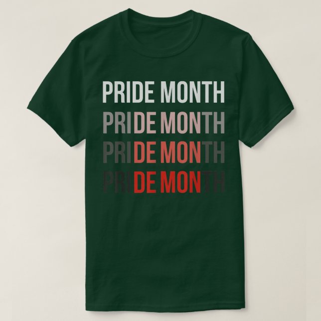 Camiseta Orgulho mês demônio engraçado  (Frente do Design)