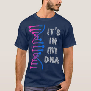 Camiseta Orgulho Mês DNA Biseuality Flag Bi Pride LGBT Bise