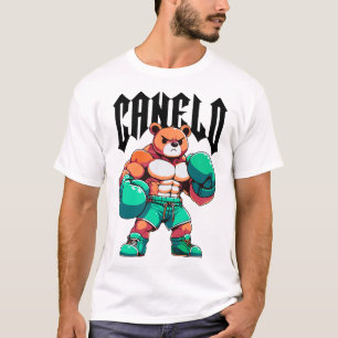 Camiseta Orgulho Mexicano Alvarez Boxe Mexicano Urso Patrio