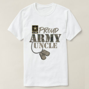 Camiseta Orgulho Militar de Tio do Exército Trava Orgulho M