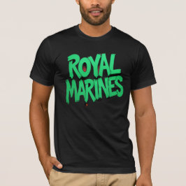 Camiseta Orgulho Militar do Grafite Real Marines T-Shirt