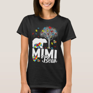 Camiseta Orgulho Mimi Bear Autismo Família Correspondendo A