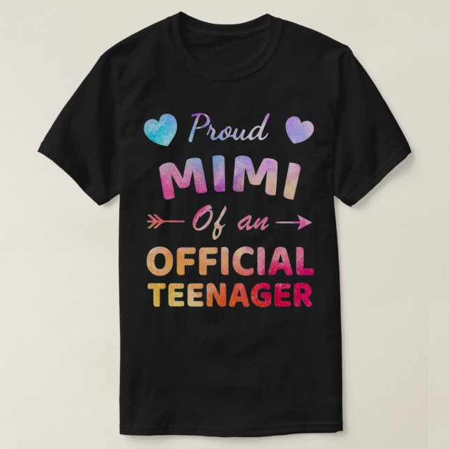 Camiseta Orgulho Mimi Do 13 Oficial De Adolescente Aniversá (Frente do Design)