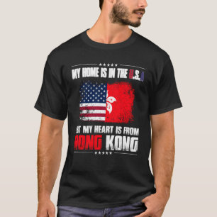 Camiseta Orgulho Minha Casa Está Nos EUA Mas Meu Coração É