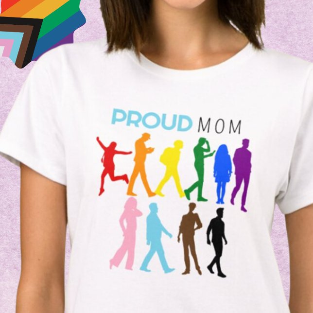 Camiseta Orgulho MOM Mistura Orgulho de Gênero LGBTQIA+BIPO (Criador carregado)