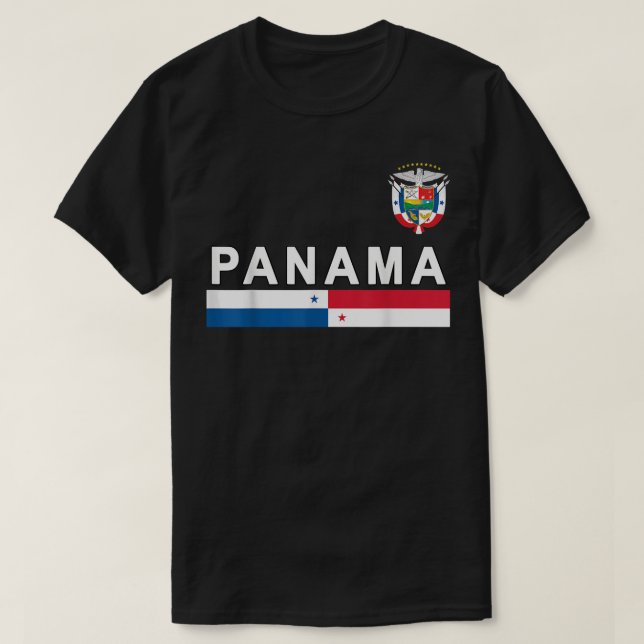 Camiseta Orgulho Nacional do Panamá  (Frente do Design)