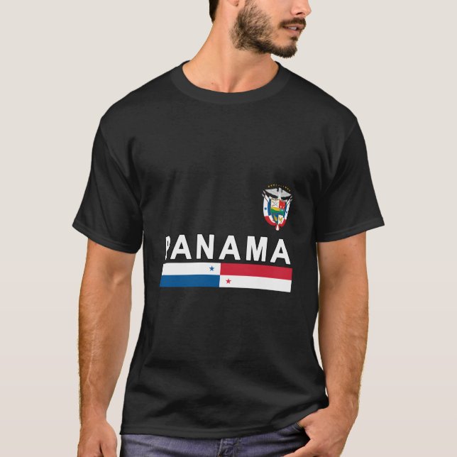 Camiseta Orgulho Nacional do Panamá (Frente)