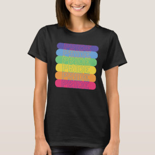 Camiseta Orgulho nas cores do arco-íris