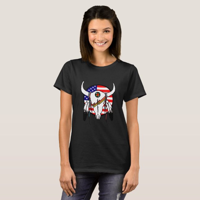 Camiseta Orgulho Nativo Americano do Sudoeste (Frente Completa)