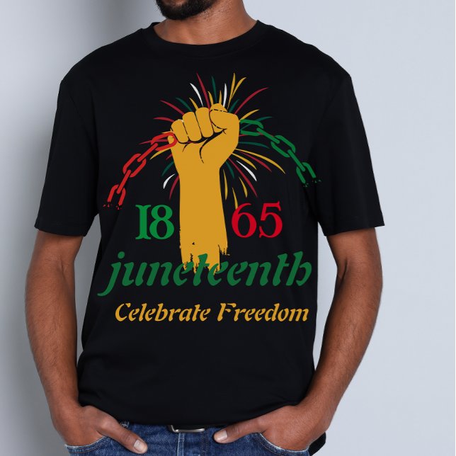 Camiseta Orgulho Negro liberdade Juneteenth  (Criador carregado)